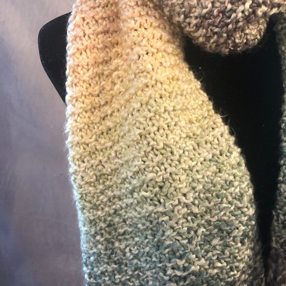 Never Worn - Hand Knit Scarf and Hat Set - Picture 2 of 5